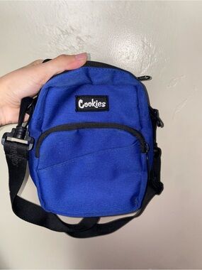 Blue Cookies Crossbody Shoulder Bag for Men